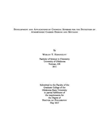 The title page of my dissertation