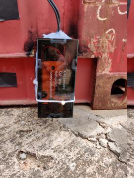 close up of custom sensors